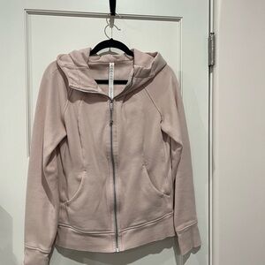 Lululemon Full Zip Hoodie, size 10 in Blush pink